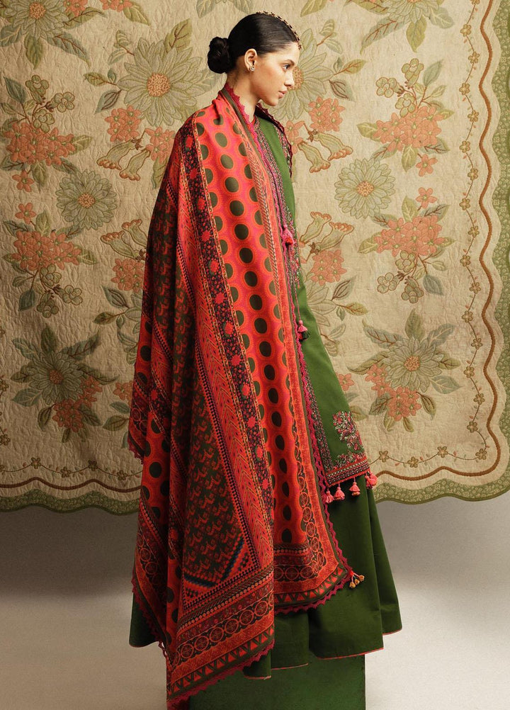 Hussain Rehar Embroidered Khaddar Suits Unstitched 3 Piece HRR23WU Taal - Winter Collection