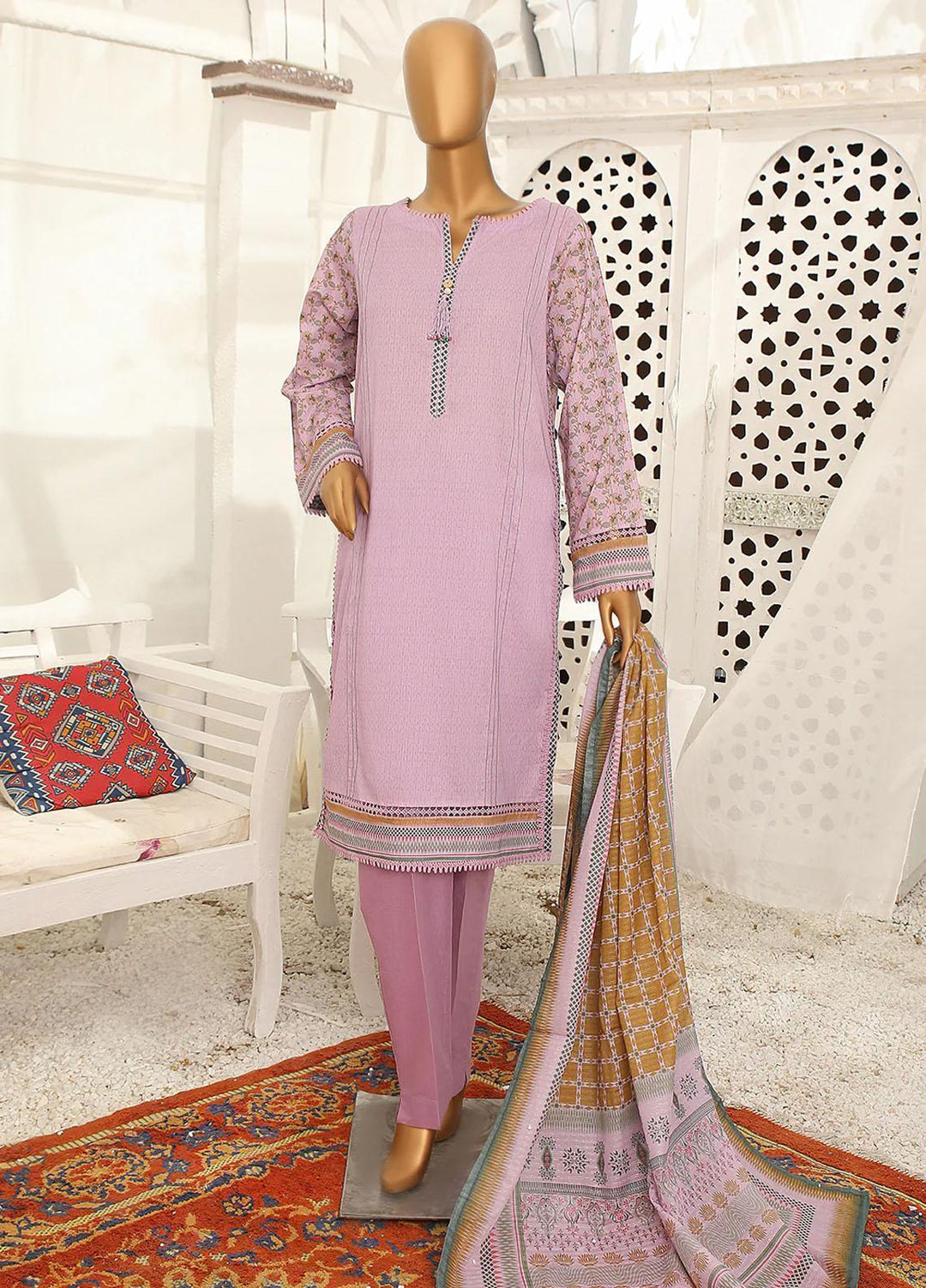 HZ Textiles Casual Pret Lawn 3 Piece Suit HZ23PLE PSC-2365