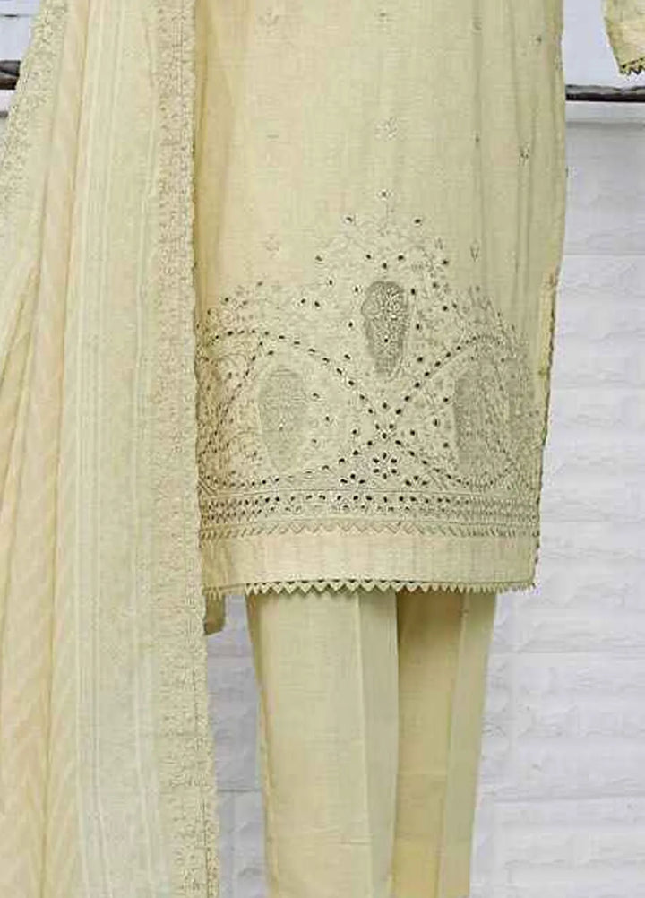 HZ Textiles Embroidered Lawn Suits Unstitched 3 Piece HZ25VE PVE-912 - Summer Collection