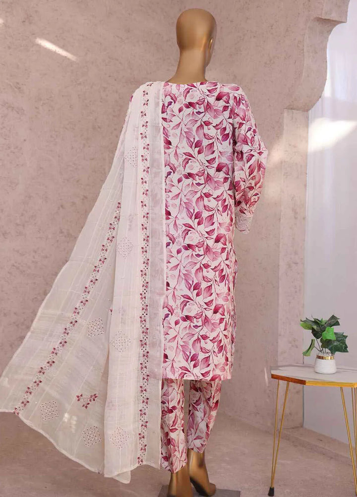 HZ Textiles Embroidered Silk Suits Unstitched 3 Piece HZ25VS VRS-1112 - Summer Collection