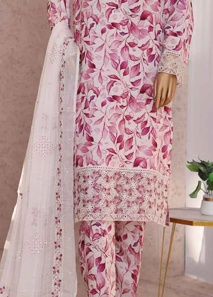 HZ Textiles Embroidered Silk Suits Unstitched 3 Piece HZ25VS VRS-1112 - Summer Collection