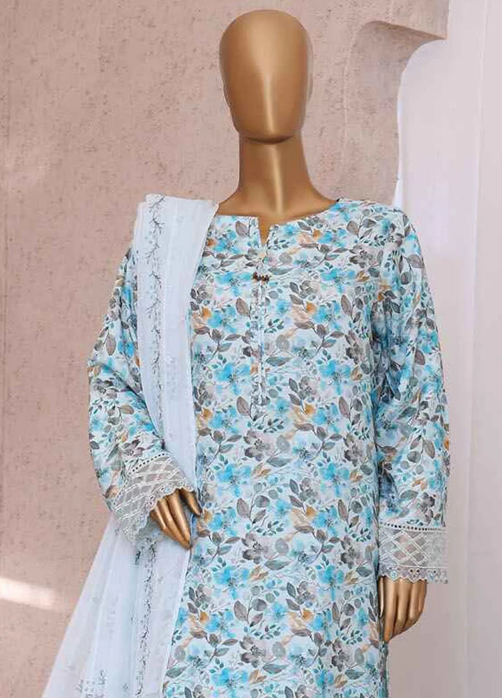 HZ Textiles Embroidered Silk Suits Unstitched 3 Piece HZ25VS VRS-1113 - Summer Collection