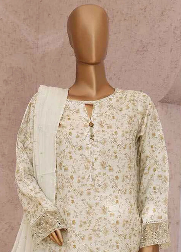 HZ Textiles Embroidered Silk Suits Unstitched 3 Piece HZ25VS VRS-1114 - Summer Collection