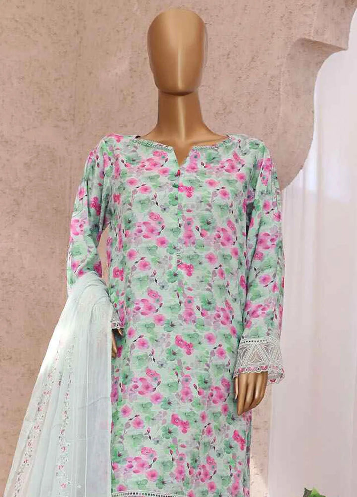 HZ Textiles Embroidered Silk Suits Unstitched 3 Piece HZ25VS VRS-1117 - Summer Collection