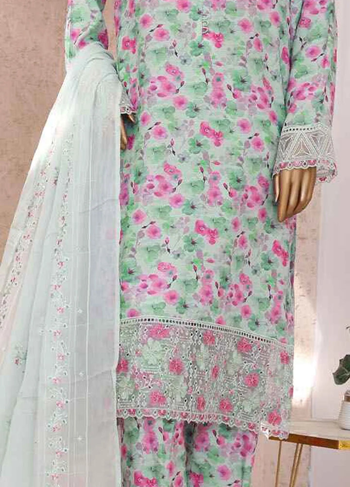 HZ Textiles Embroidered Silk Suits Unstitched 3 Piece HZ25VS VRS-1117 - Summer Collection