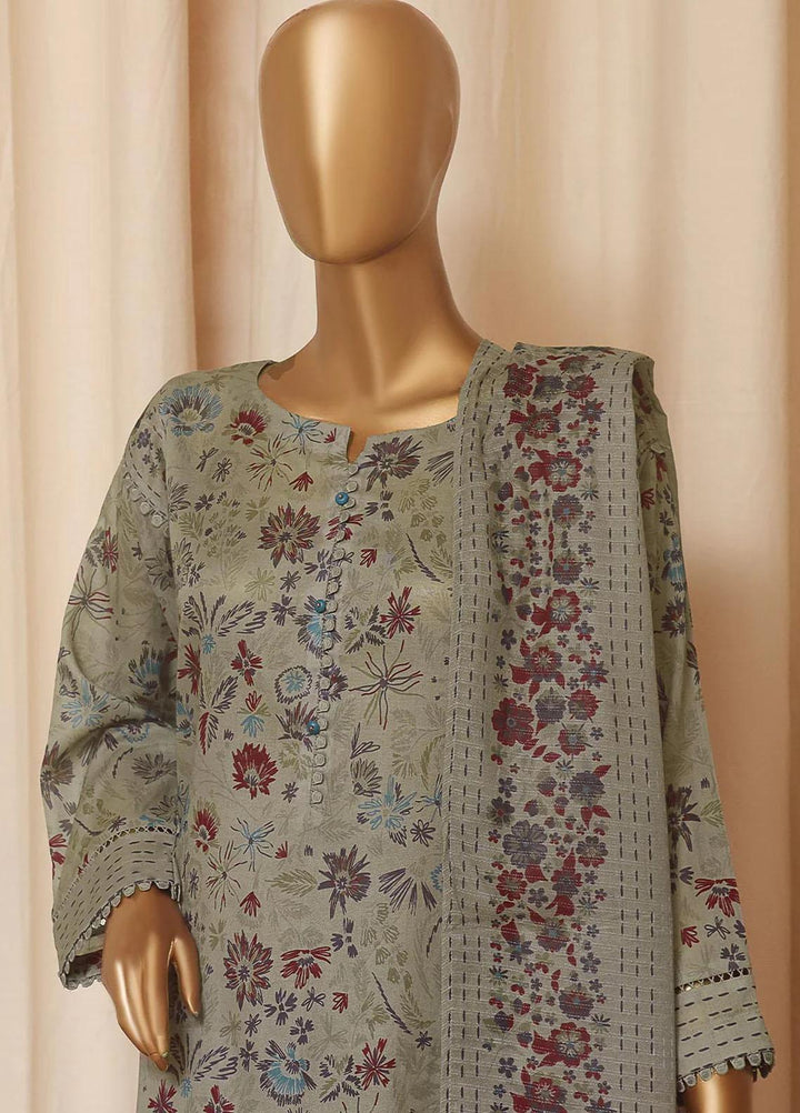 HZ Textiles Printed Lawn Suits Unstitched 3 Piece HZ23PP PPC-67 - Summer Collection