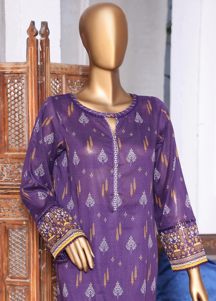 HZ Textiles Printed Lawn Suits Unstitched 3 Piece HZ23PP-V4 PPC-39 - Summer Collection