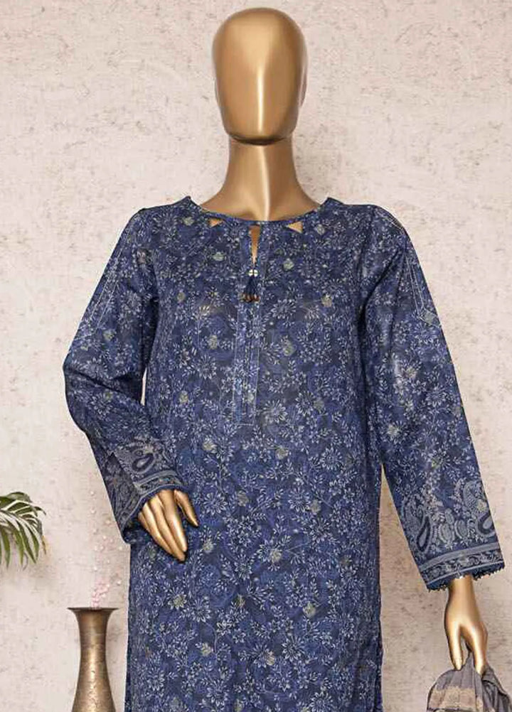 HZ Textiles Printed Jacquard Suits Unstitched 3 Piece HZ25TJ TJS-1207 - Winter Collection