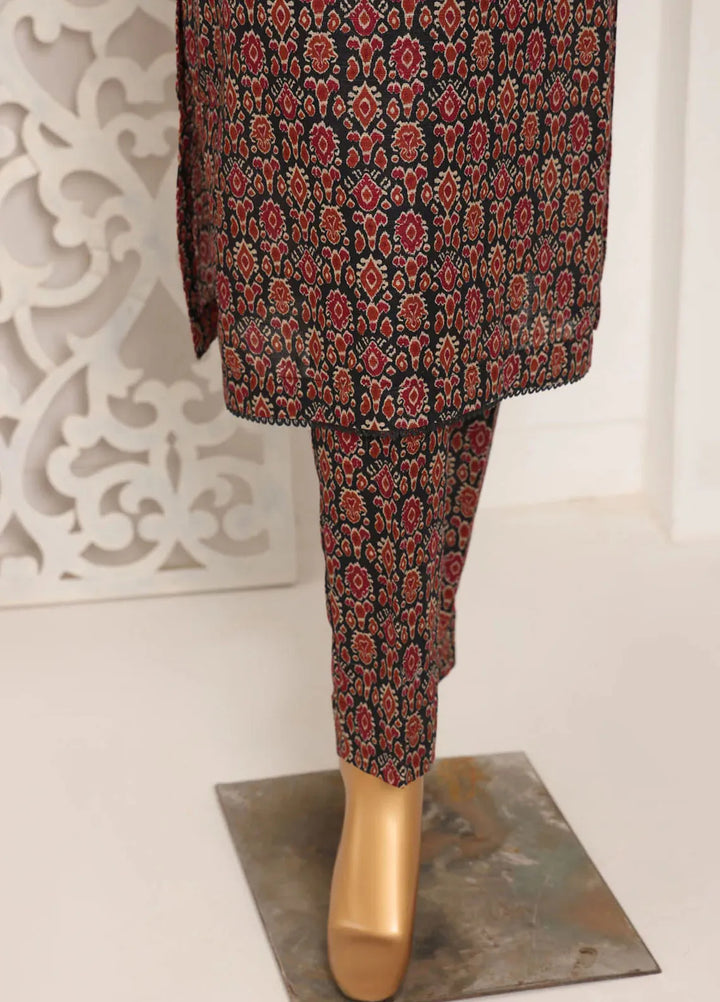 HZ Textiles Printed Khaddar Suits Unstitched 2 Piece HZ25KS KSP-21A - Winter Collection