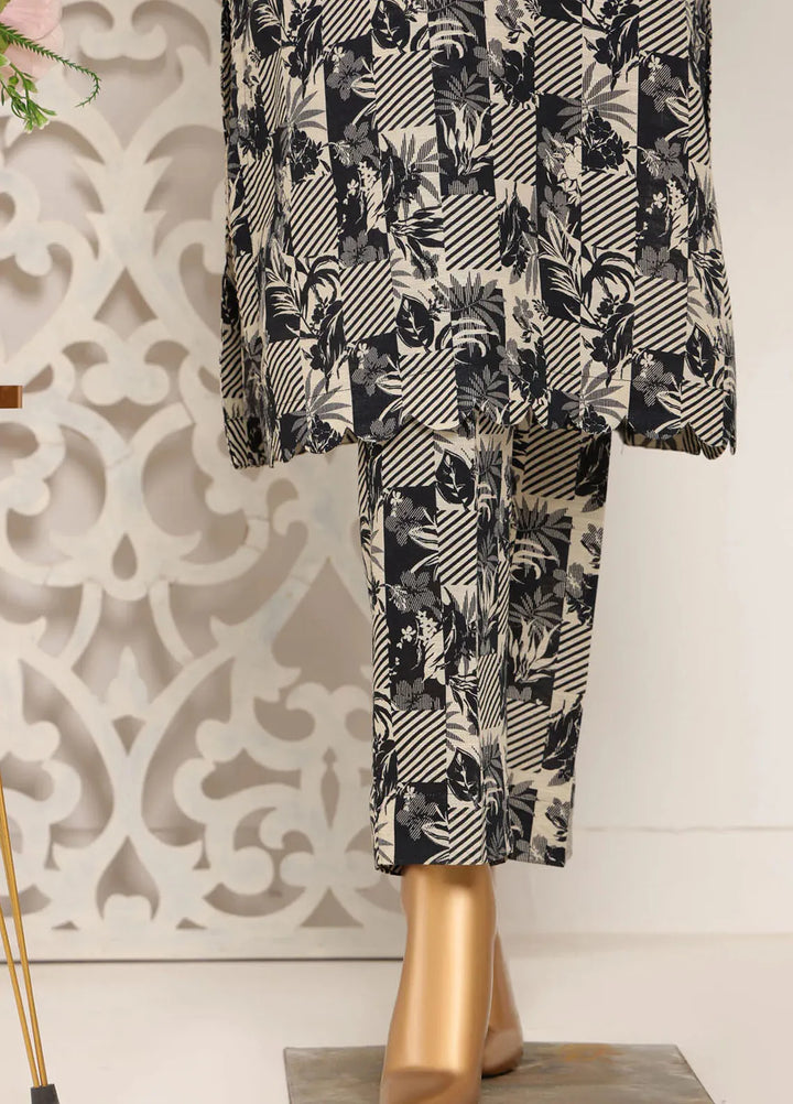 HZ Textiles Printed Khaddar Suits Unstitched 2 Piece HZ25KS KSP-22A - Winter Collection
