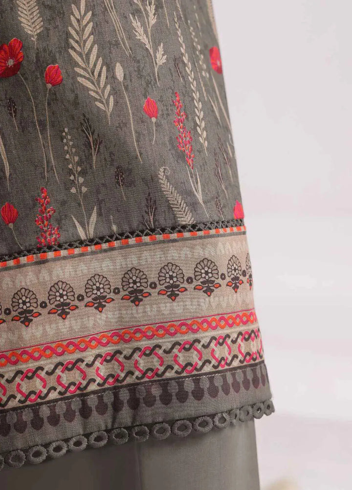 HZ Textiles Printed Lawn Suits Unstitched 3 Piece HZ25PL PPC-168 - Summer Collection