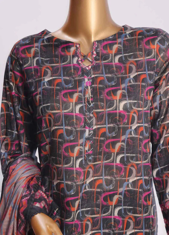 HZ Textiles Printed Lawn Suits Unstitched 3 Piece HZ25PL PPC-170 - Summer Collection