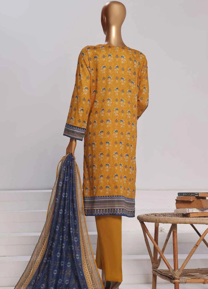 HZ Textiles Printed Lawn Suits Unstitched 3 Piece HZ25PL PPC-171 - Summer Collection