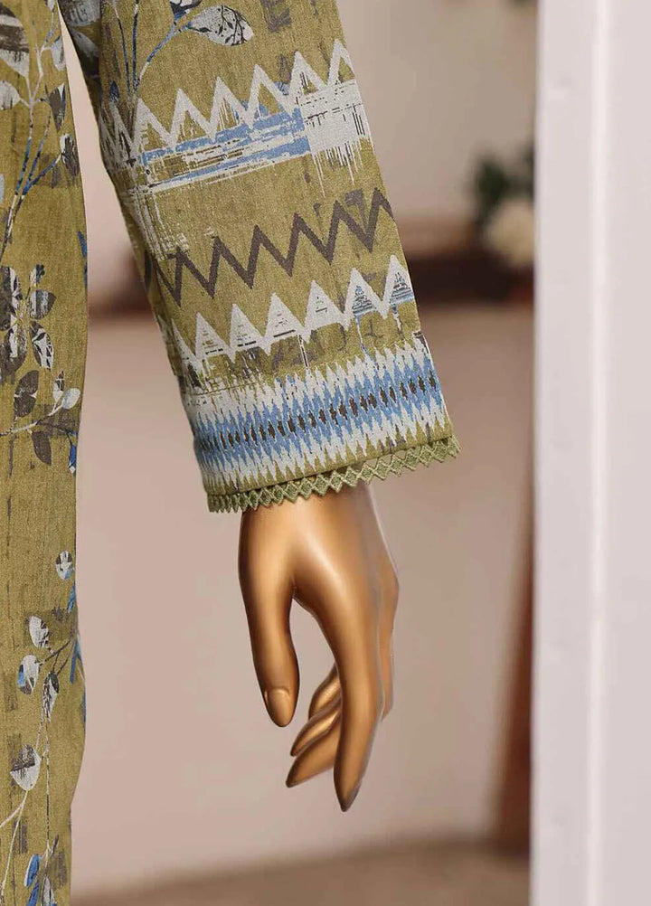 Hz Textiles Printed Lawn Suits Unstitched 3 Piece HZ25PS PPC-206 - Summer Collection