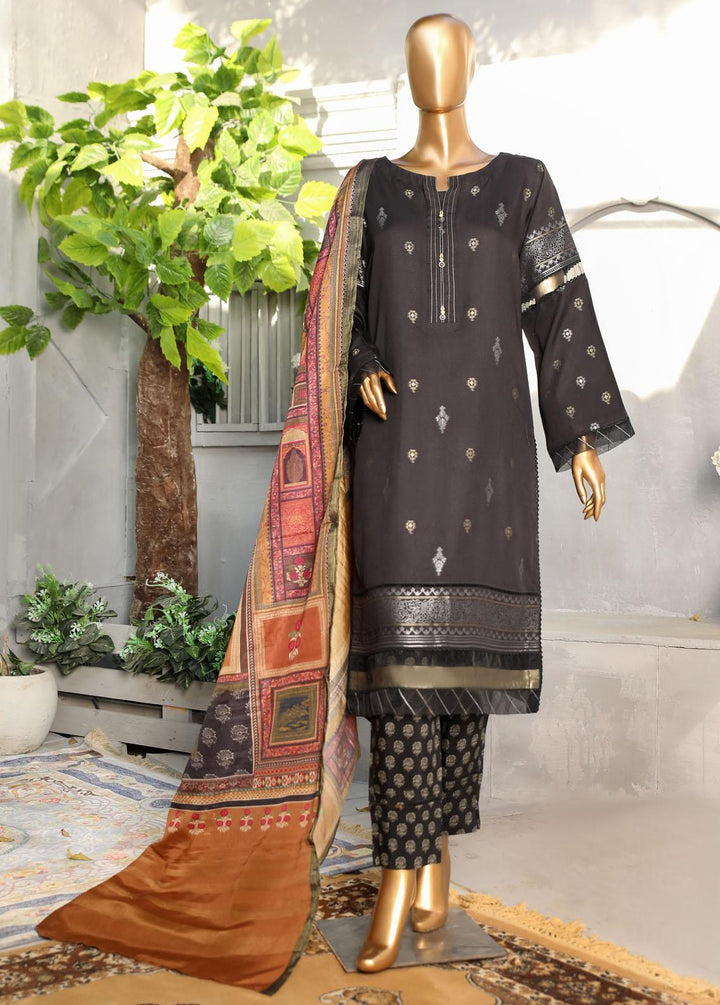 HZ Textiles Printed Viscose Suits Unstitched 3 Piece HZ22TV TVJ-01 - Winter Collection