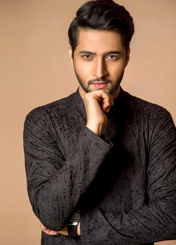 Ibtada E Ishq By Ahmad Raza Wash N Wear Embroidered Men Kurta Pajama - AR-5007