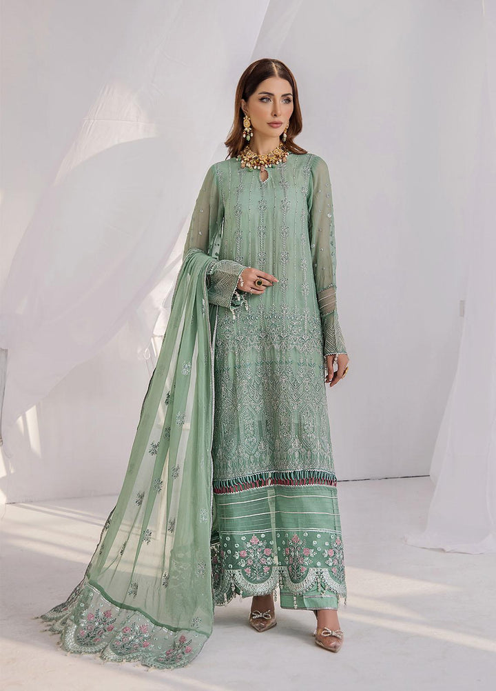 Ibtidaa by Awwal Embroidered Chiffon Suits Unstitched 4 Piece AW22I 07 - Formal Collection
