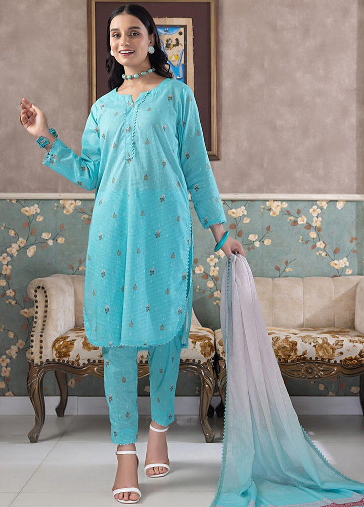 Identic Separates By Regalia Textiles Printed Cotton Suits Unstitched 3 Piece RGT23ISC ISPC-10 - Mid Summer Collection