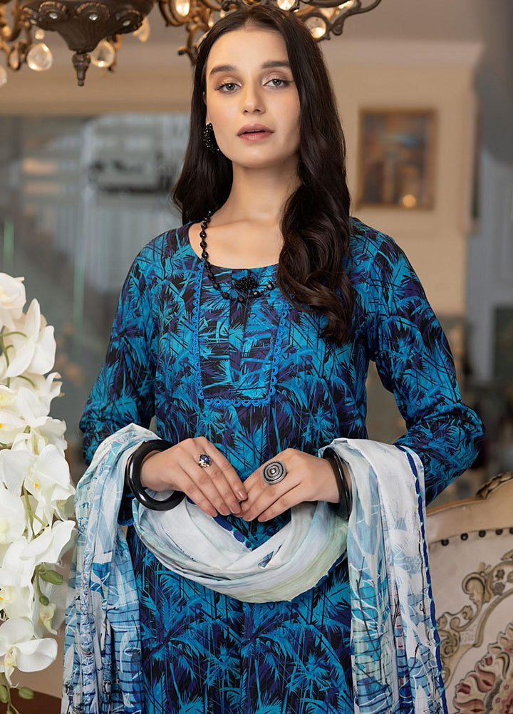 Identic Separates By Regalia Textiles Printed Cotton Suits Unstitched 3 Piece RGT23ISC ISPC-3 - Mid Summer Collection