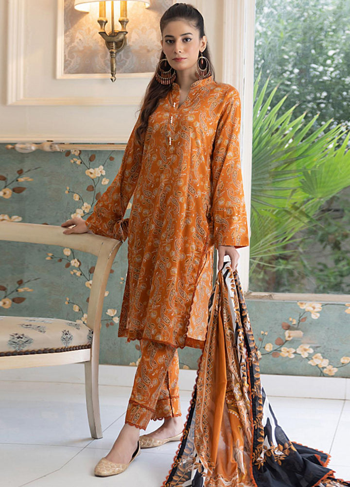 Identic Separates By Regalia Textiles Printed Cotton Suits Unstitched 3 Piece RGT23ISC ISPC-5 - Mid Summer Collection