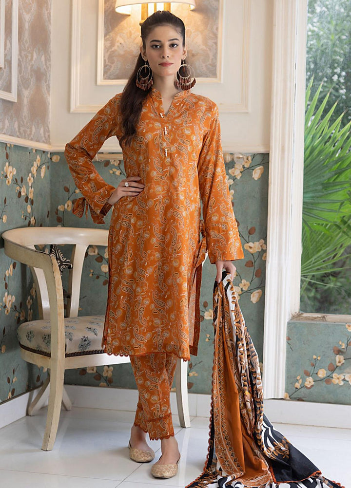 Identic Separates By Regalia Textiles Printed Cotton Suits Unstitched 3 Piece RGT23ISC ISPC-5 - Mid Summer Collection