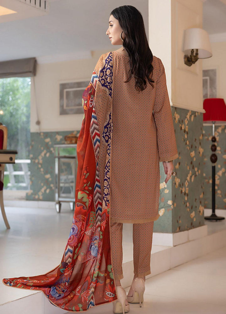 Identic Separates By Regalia Textiles Printed Cotton Suits Unstitched 3 Piece RGT23ISC ISPC-6 - Mid Summer Collection