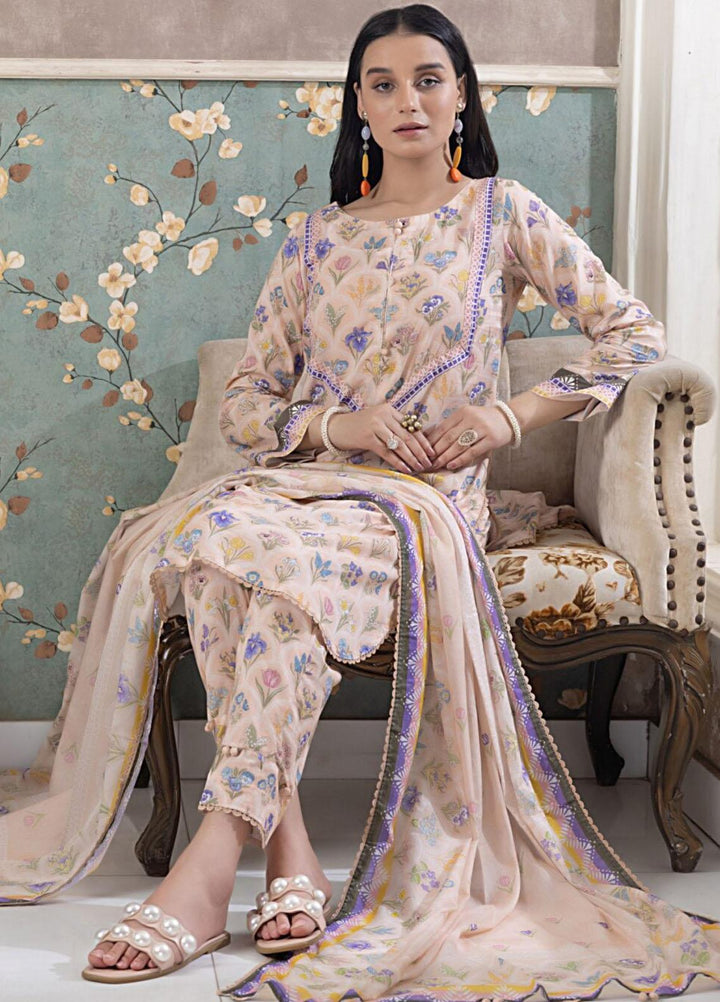 Identic Separates By Regalia Textiles Printed Cotton Suits Unstitched 3 Piece RGT23ISC ISPC-8 - Mid Summer Collection