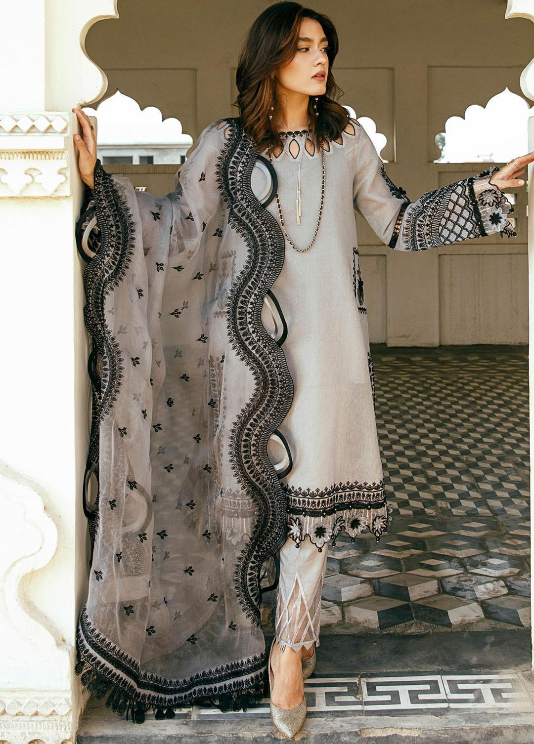 ILAHA Pret Luxury Cotton 3 Piece ILH21W Elif