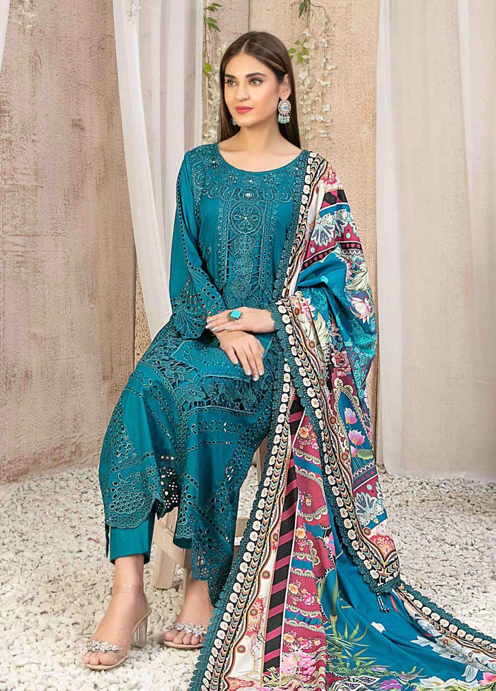 Ilona By Tawakkal Fabrics Embroidered Staple Suits Unstitched 3 Piece TWF23I 9582 - Winter Collection