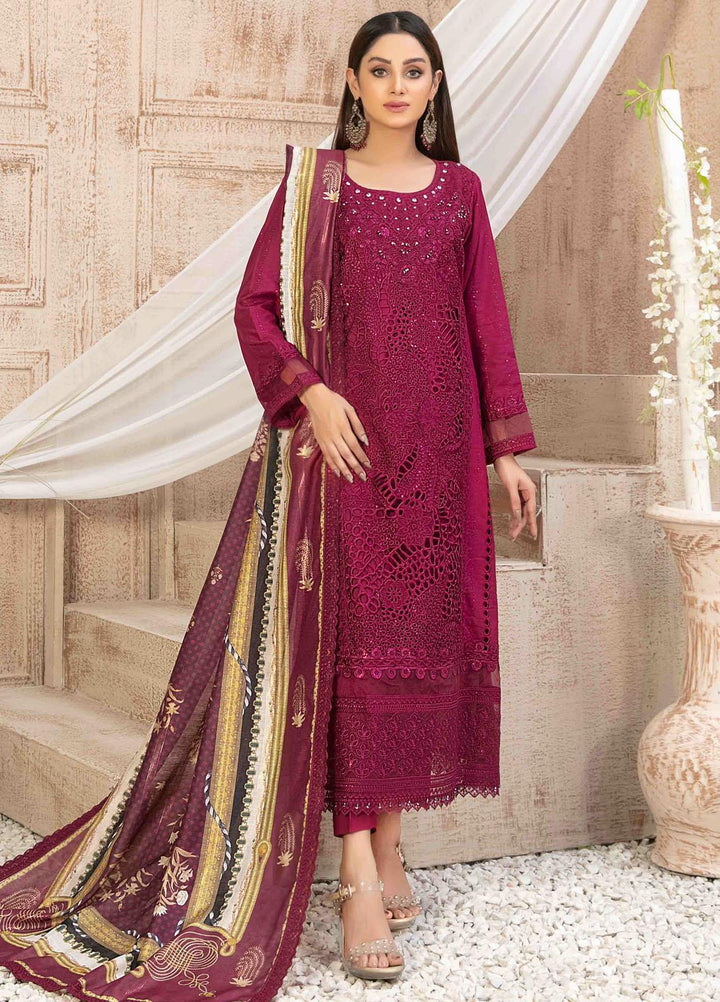 Ilona By Tawakkal Fabrics Embroidered Staple Suits Unstitched 3 Piece TWF23I 9584 - Winter Collection