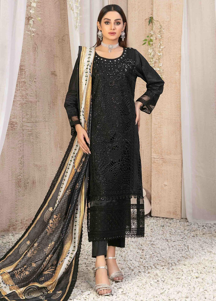 Ilona By Tawakkal Fabrics Embroidered Staple Suits Unstitched 3 Piece TWF23I 9585 - Winter Collection