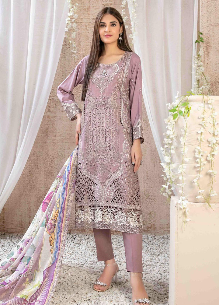 Ilona By Tawakkal Fabrics Embroidered Staple Suits Unstitched 3 Piece TWF23I 9586 - Winter Collection