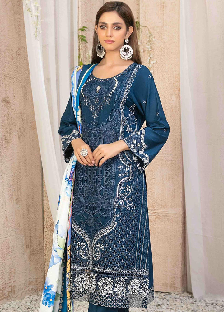 Ilona By Tawakkal Fabrics Embroidered Staple Suits Unstitched 3 Piece TWF23I 9587 - Winter Collection