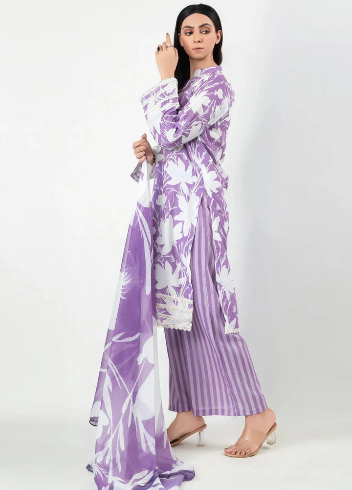 Imran Aftab Printed Silk Suit Unstitched 3 Piece IAW-UF-02 - Winter Collection