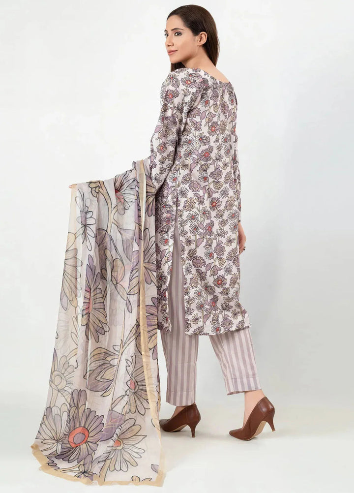 Imran Aftab Printed Silk Suit Unstitched 3 Piece IAW-UF-05 - Winter Collection