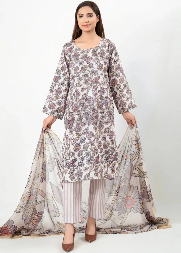 Imran Aftab Printed Silk Suit Unstitched 3 Piece IAW-UF-05 - Winter Collection