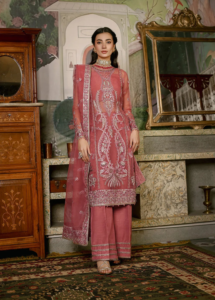 Imran Ramzan Embroidered Organza Suits Unstitched 3 Piece IR24R Zareen - Formals Collection