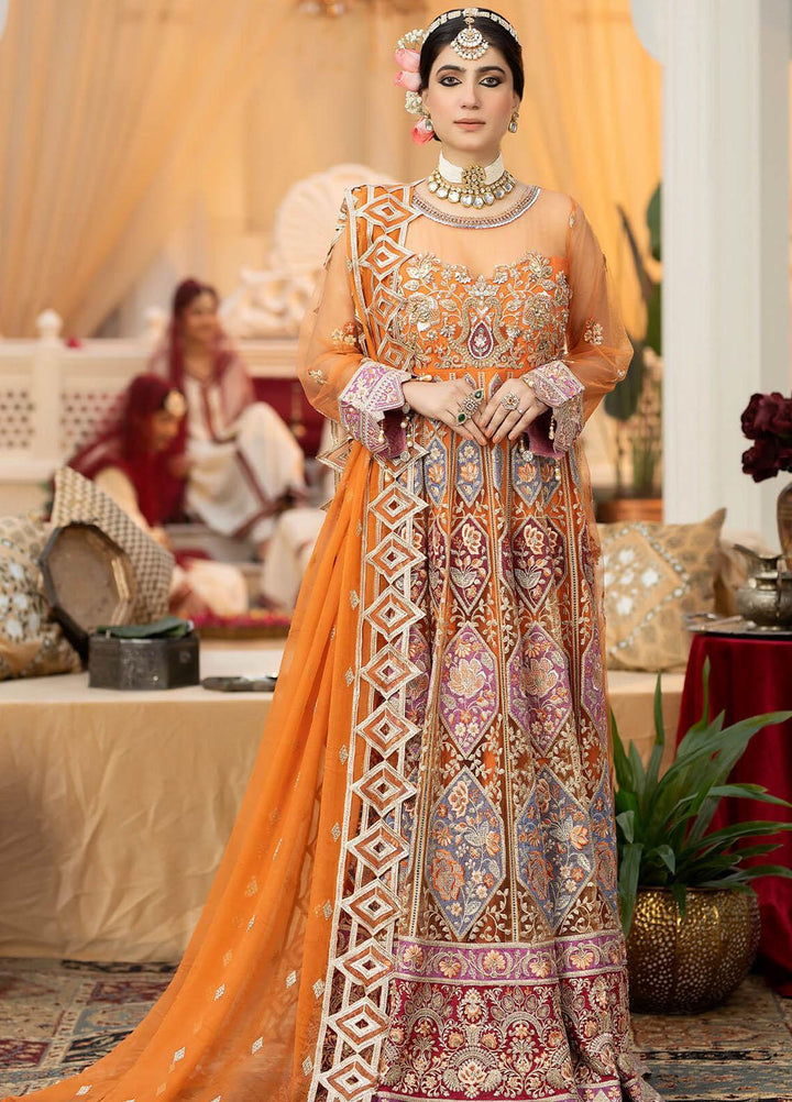 Imrozia Premium Embroidered Net Suits Unstitched 3 Piece IMP23FL L-269 Arboreal - Luxury Collection