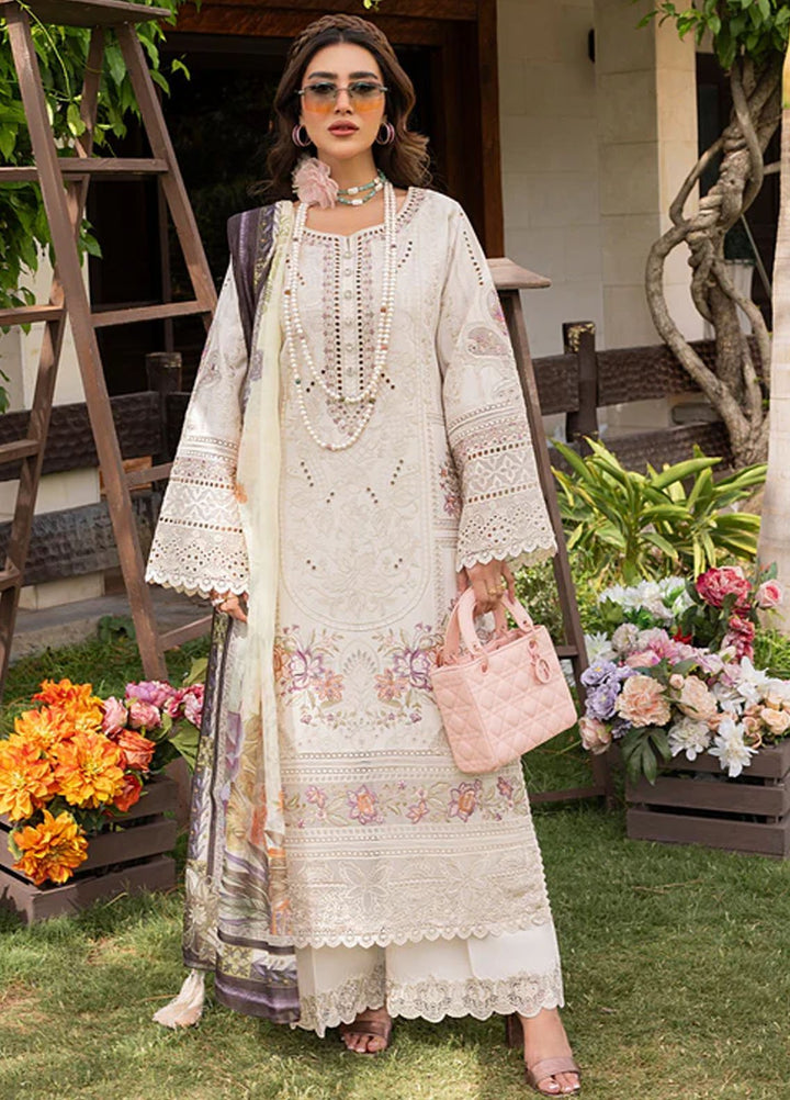 Imrozia Premium Pret Embroidered Cotton 3 Piece Suit IP-124 Janan