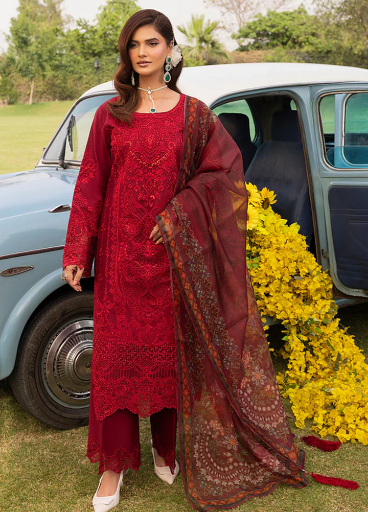 Imrozia Premium Pret Embroidered Cotton 3 Piece Suit IP-127 Aliyah