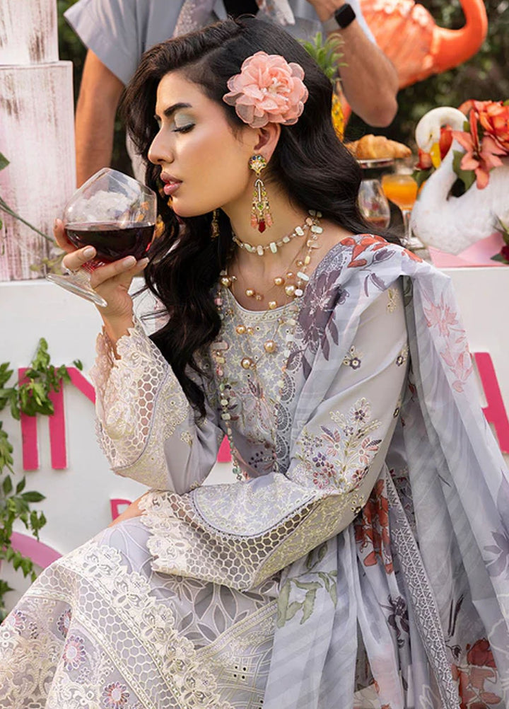 Imrozia Premium Pret Embroidered Cotton 3 Piece Suit IP-133 Eahaal