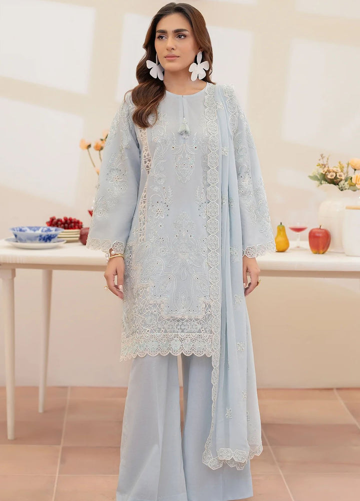 Imrozia Premium Pret Embroidered Lawn 3 Piece Suit IP-141 Zareya