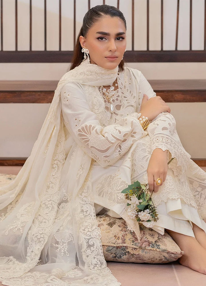 Imrozia Premium Pret Embroidered Lawn 3 Piece Suit IP-144 Afshan