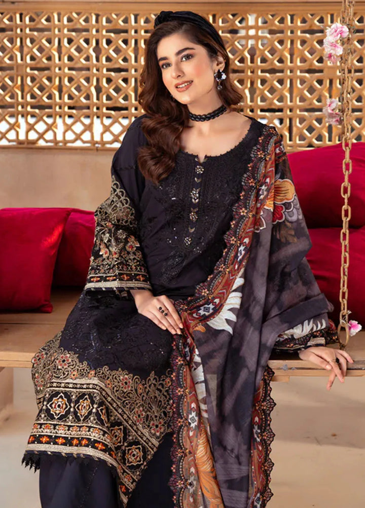 Imrozia Premium Pret Embroidered Viscose Silk 3 Piece Suit IP-112 Nisha