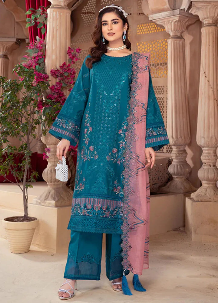 Imrozia Premium Pret Embroidered Viscose Silk 3 Piece Suit IP-113 Suhana