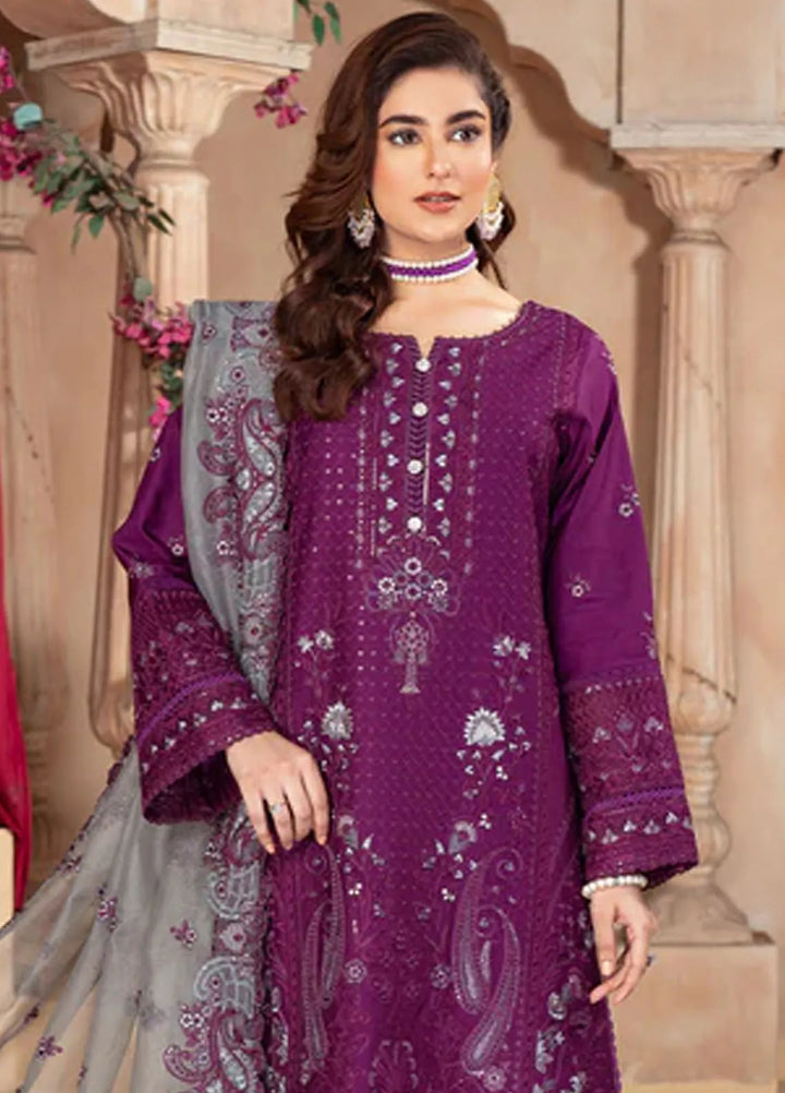 Imrozia Premium Pret Embroidered Viscose Silk 3 Piece Suit IP-114 Mahika