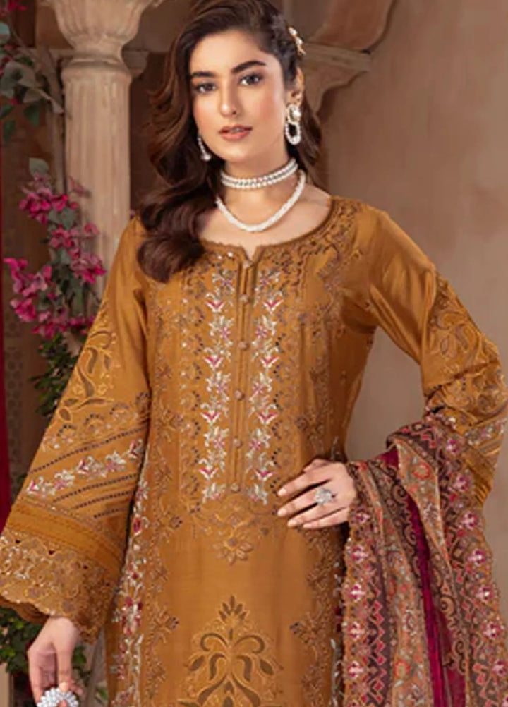 Imrozia Premium Pret Embroidered Viscose Silk 3 Piece Suit IP-117 Arooba