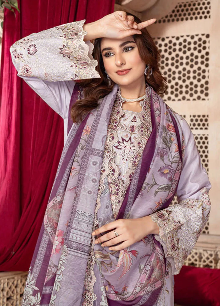 Imrozia Premium Pret Embroidered Viscose Silk 3 Piece Suit IP-118 Eshita