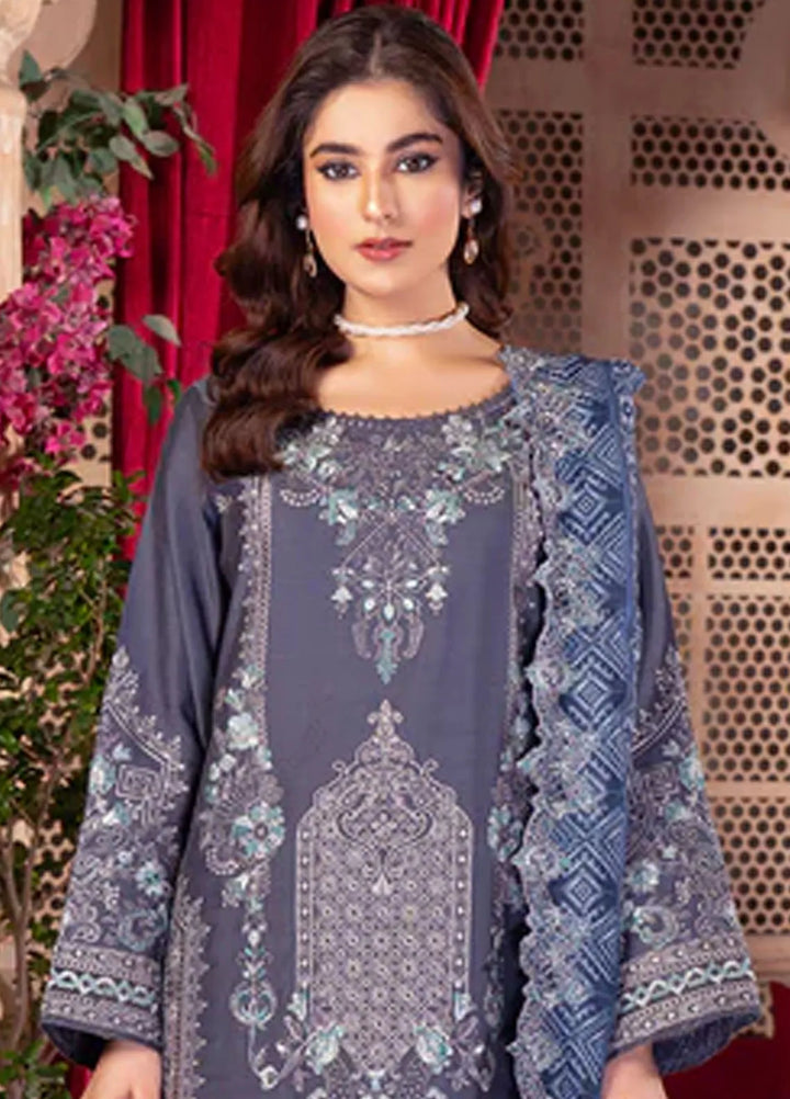 Imrozia Premium Pret Embroidered Viscose Silk 3 Piece Suit IP-119 Tiya