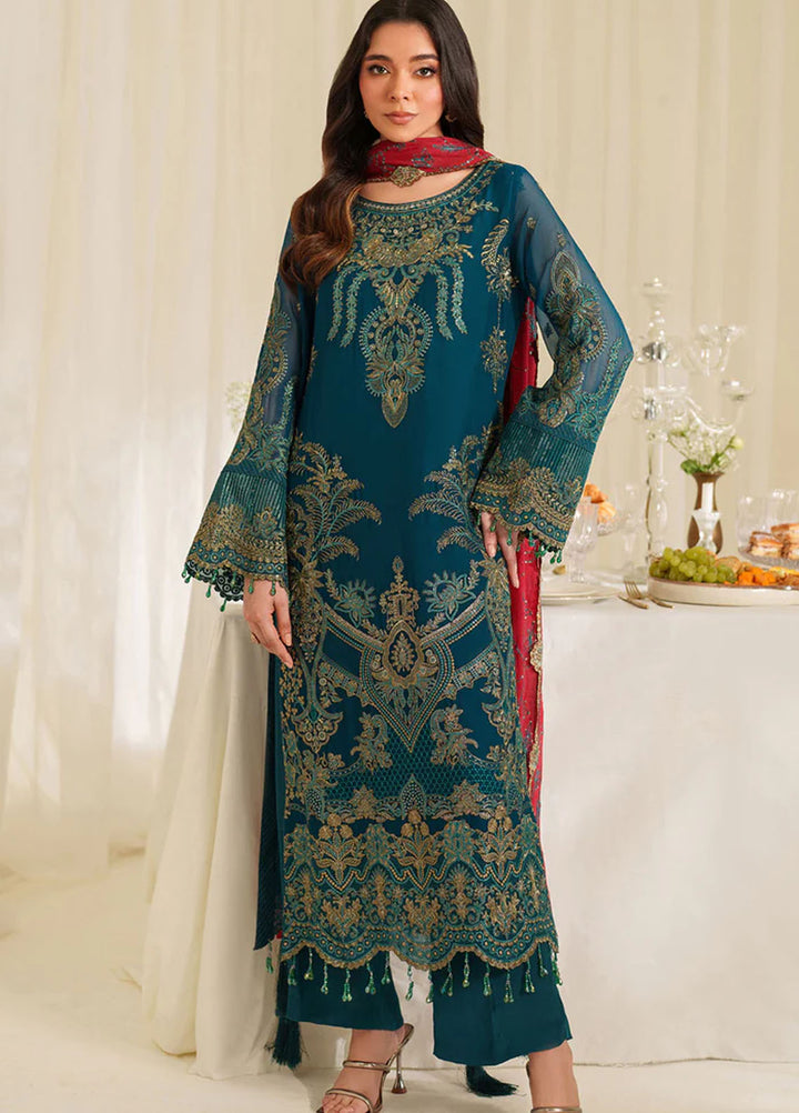 Imrozia Pret Embroidered Chiffon 3 Piece Suit M-93 Lyra